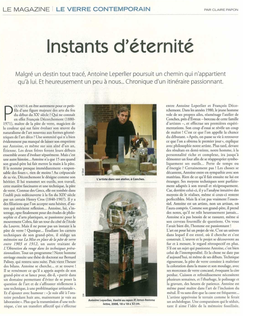 Instants d'éternité.